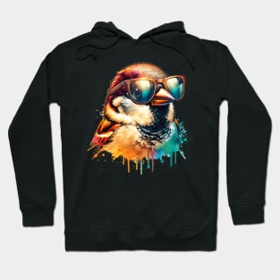 Cute House Sparrow Hoodie